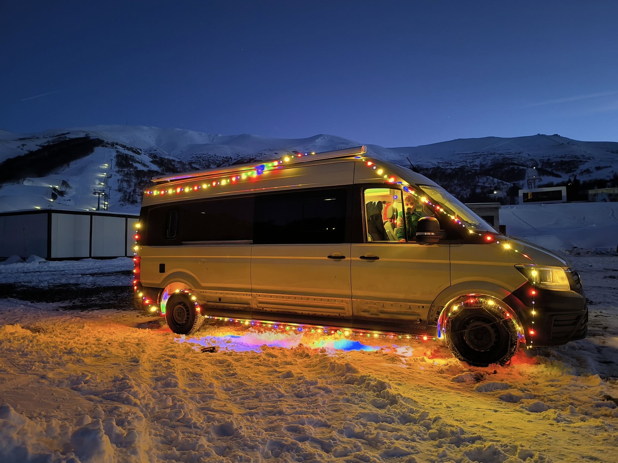 Christmas holidays in Georgia by motorhome